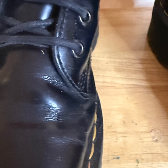 DR. Martens Jodon Platform Boots Black Leather Women’s‎ Size 5 - Picture 11 of 16
